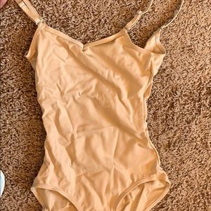 Nude dance or gymnastics leotard